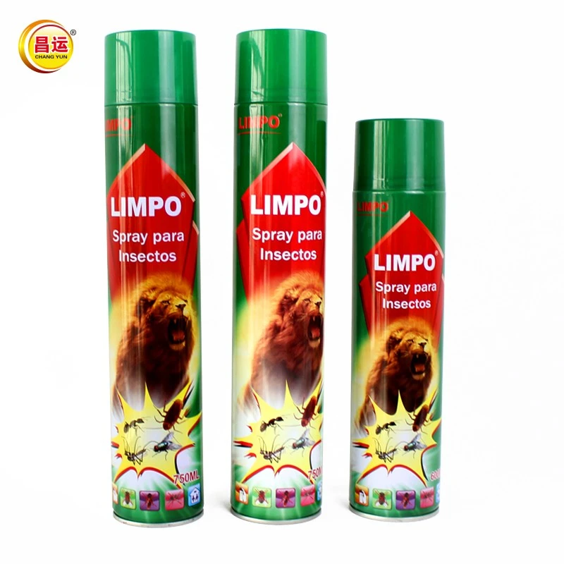 Semburan Serangga Pembunuh Insektisida Segera Aerosol Dalaman